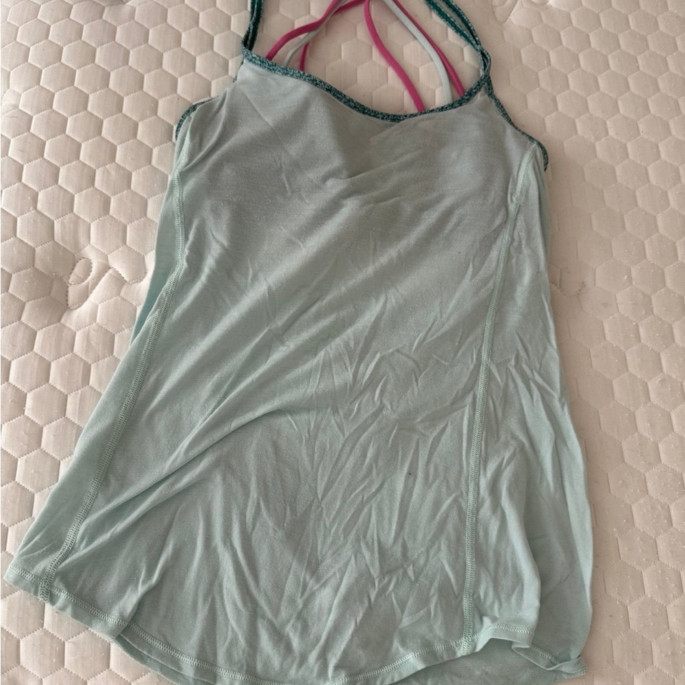 Lululemon Athletica Mint Green Strappy Tank
